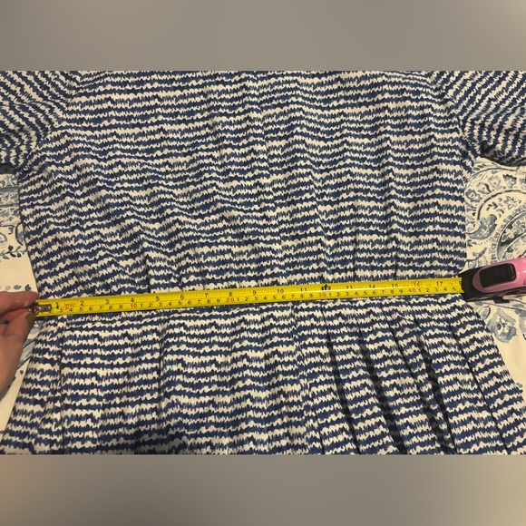 Tucker Blue/White Dress - Size XL - Picture 3 of 4